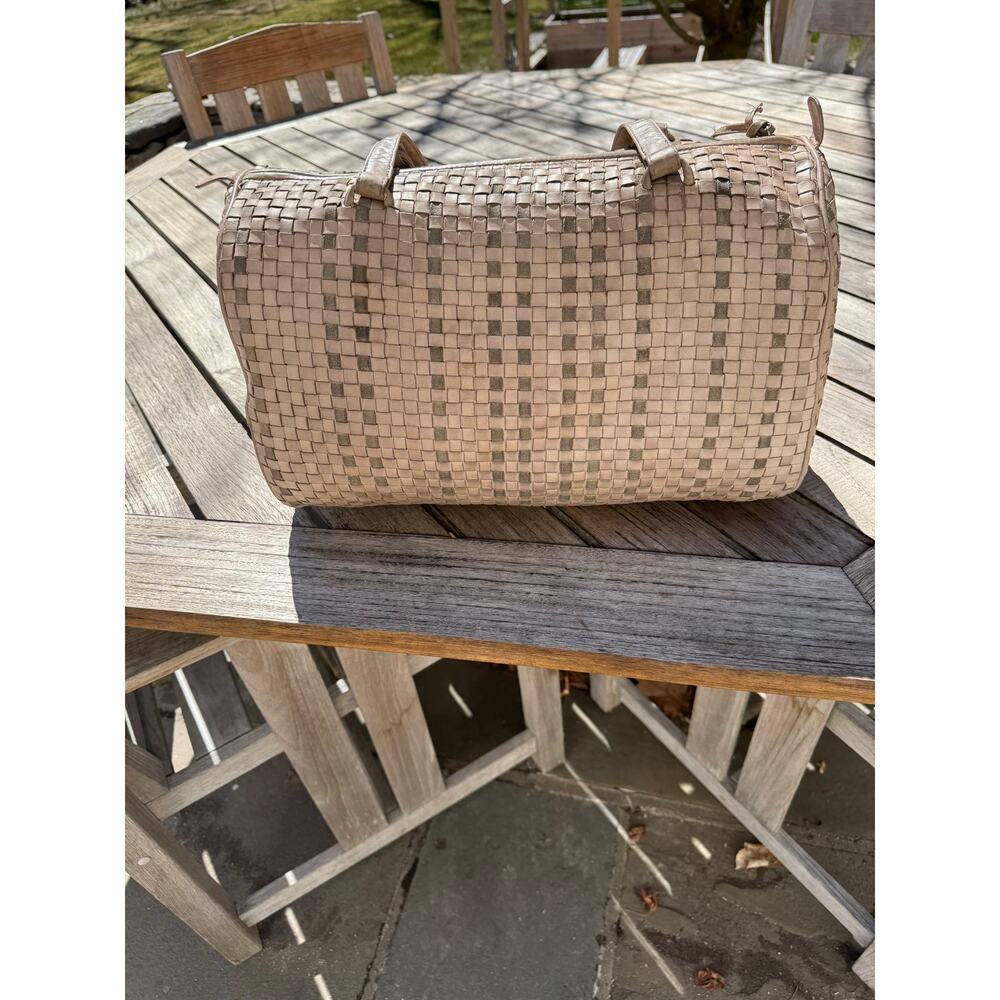 Vintage Bottega Veneta "Griege" Boston style & shoulder bag